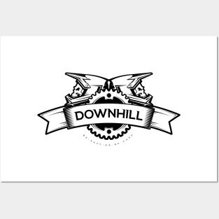 Downhill Mountain Biking. - Be Fast or Be Last. Posters and Art